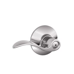 Schlage F Series Accent Bright Chrome Privacy Lever Right or Left Handed