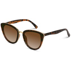 WearMe Pro Tortoise Frame Black Lens Sunglasses