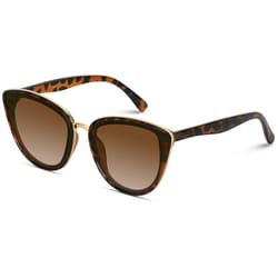 WearMe Pro Tortoise Frame Black Lens Sunglasses