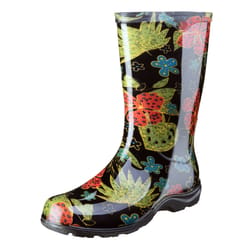 Sloggers Women's Garden/Rain Boots 6 US Midsummer Black