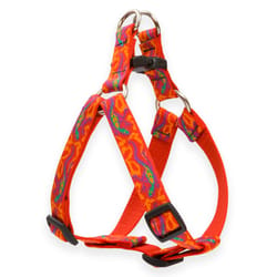 LupinePet Original Designs Multicolor Go Go Gecko Nylon Dog Harness