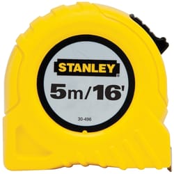 Stanley 16 ft. L X 0.75 in. W Compact Tape Measure 1 pk