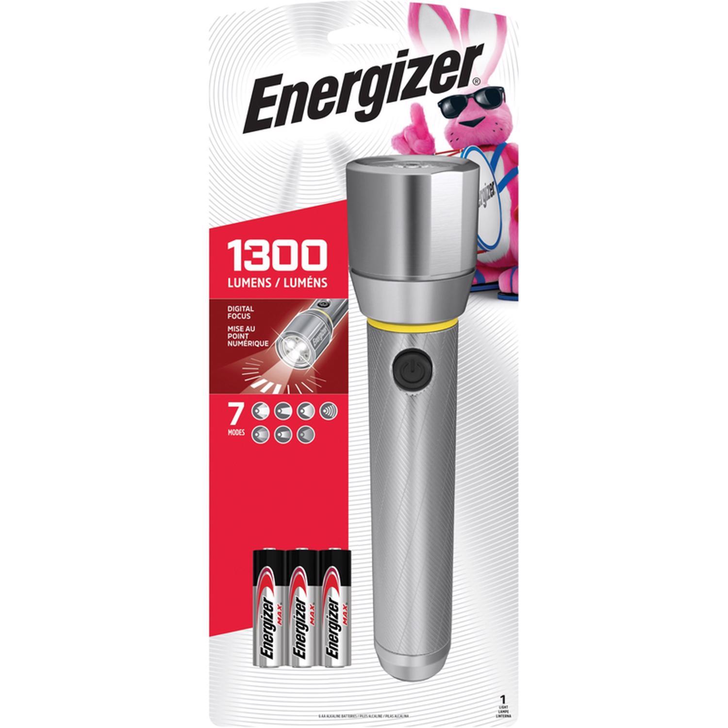 Photos - Torch Energizer 1300 lm Gray LED Flashlight AA Battery EPMZH61E 