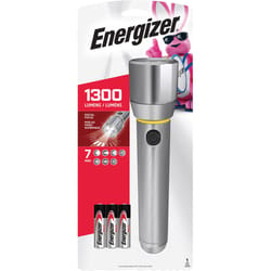 Energizer 1300 lm Gray LED Flashlight AA Battery
