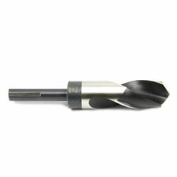 Forney Command Pro 1-1/8 in. High Speed Steel Silver and Deming Drill Bit 3-Flat Shank 1 pc