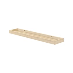 Dolle Loggia 1.6 in. H X 31.5 in. W X 5.9 in. D Oak Wood Floating Shelf