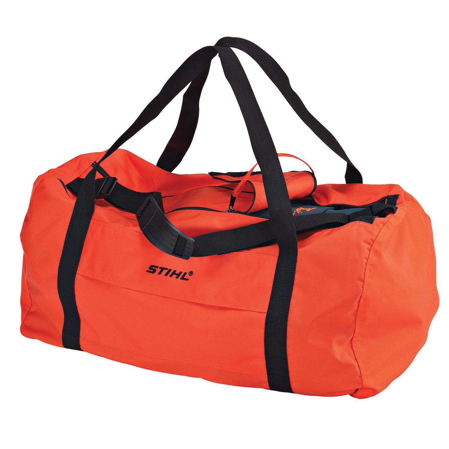 STIHL Medium 25 in. W X 13 in. H Duffel Bag Black/Orange 1 pc Ace
