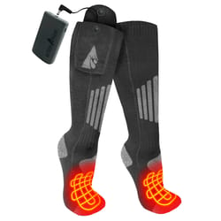 ActionHeat Unisex Rechargeable Heated L/XL Socks Gray