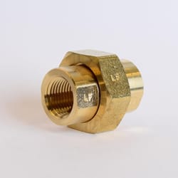 ATC 1/2 in. FPT X 1/2 in. D FPT Yellow Brass Union
