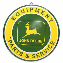 Open Road Brands John Deere Parts & Service Wall Decor Metal 1 pk