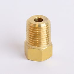 ATC 1/4 in. Flare 1/4 in. D MPT Brass Inverted Flare Adapter