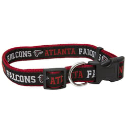 Pets First Team Colors Atlanta Falcons Nylon Dog Collar Small