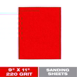 Diablo 11 in. L X 9 in. W Aluminum Oxide 220 Grit Ultra Fine Sanding Sheet