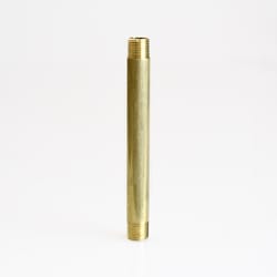 ATC 3/8 in. MPT in. X 3/8 in. D MPT Yellow Brass Nipple 6 in. L