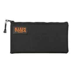 Klein Tools 0.5 in. W X 7 in. H Ballistic Nylon Padded Zippered Bag Black 1 pc