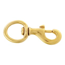 Faneta 3-1/4'' Brass Swivel Snap Hooks Heavy Duty 3/4'' Swivel Eye - Solid  Brass Scuba Diving Clips #1 - Seadog Line, Anchor Lines, Bags, Belting