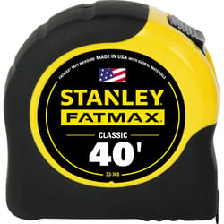 Stanley FatMax 40 ft. L X 1.25 in. W Compact Wide Blade Tape Measure 1 pk