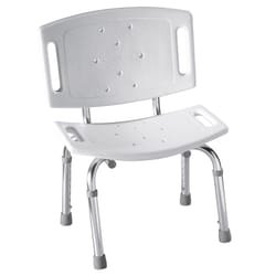 Moen Home Care Chrome White Tub and Shower Chair Plastic 21 H X 19.25 L