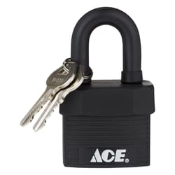 Ace 1-5/8 in. H X 1-3/4 in. W X 1-1/8 in. L Steel Double Locking Padlock