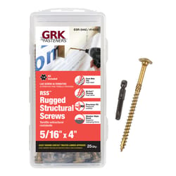 GRK Fasteners No. 20 X 4 in. L Star Washer Head W-Cut Structural Screws