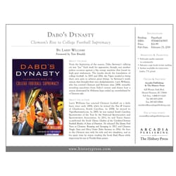 Arcadia Publishing Dabo's Dynasty History Book