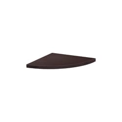 Dolle Lite .75 in. H X 11.8 in. W X 11.8 in. D Espresso Wood Corner Shelf