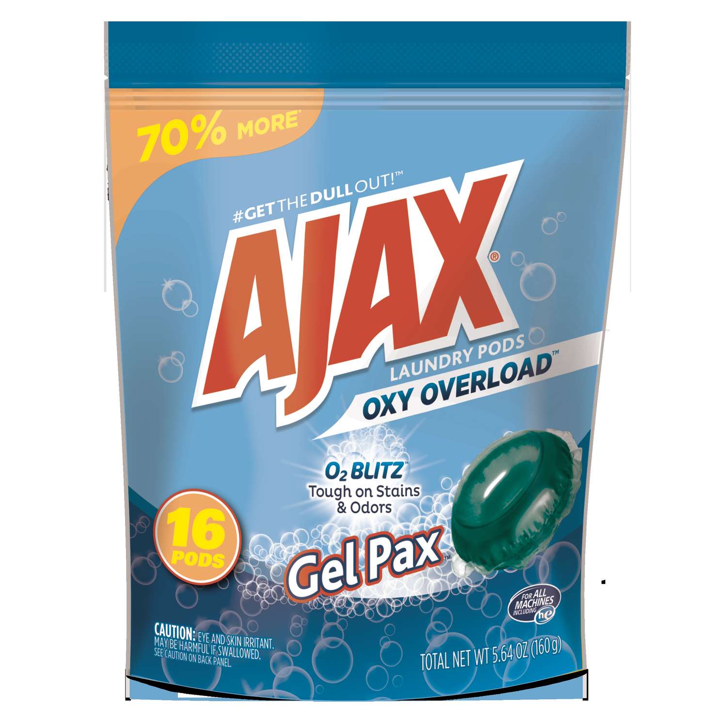Ajax Fresh Linen Scent Laundry Detergent Pod 14 1 oz  Ajax Fresh Linen Scent Laundry Detergent Pod 14 1 oz