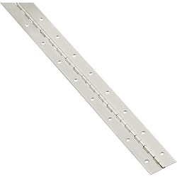 National Hardware 30 in. L Nickel Continuous Hinge 1 pk