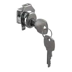 Prime-Line Brushed Nickel Steel Clockwise Mailbox Lock