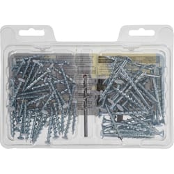 HILLMAN Bore-fast 3/16 in. D X Assorted in. L Steel Pan/Wafer Head Full Bore Product Kit 72 pc