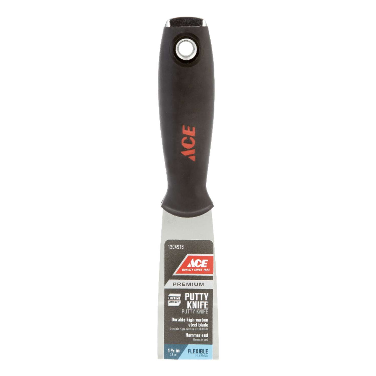 Ace 11/2 in. W HighCarbon Steel Flexible Putty Knife Ace Hardware