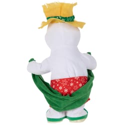 Gemmy Multicolored Happy Dance Snowman Animated Decor