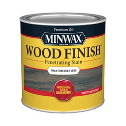 Minwax Wood Finish Semi-Transparent Phantom Gray Oil-Based Penetrating Wood Stain 1/2 pt