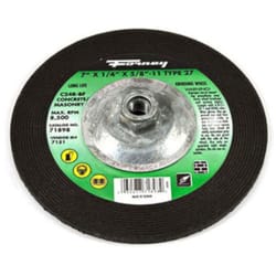 Forney 7 in. D X 5/8 in. in. Masonry Grinding Wheel