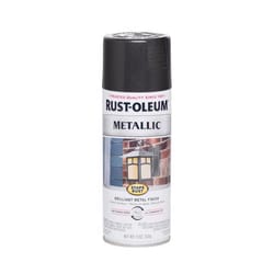 Rust-Oleum Stops Rust Metallic Black Night Metallic Spray Paint 11 oz