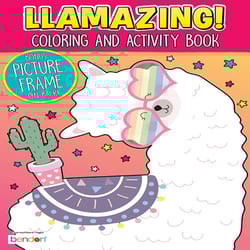 Bendon Llama Coloring and Activity Book Multicolored