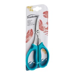 Trudeau Blue/Silver Silicone/Stainless Steel Seafood Shears