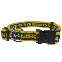 Pets First Team Colors Green Bay Packers Nylon Dog Collar X-Large