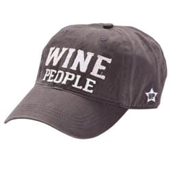 Pavilion We People Wine People Baseball Cap Dark Gray One Size Fits All