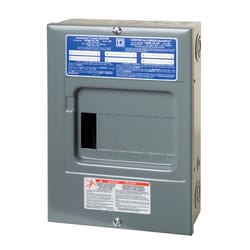 Square D HomeLine 100 amps 120/240 V 6 space 12 circuits Surface Mount Main Lug Load Center