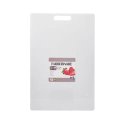 Farberware 18 in. L X 12 in. W X 0.25 in. Polypropylene Utility Cutting Board