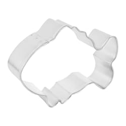 R&M International Corp 3 in. W X 4 in. L Tropical Fish Cookie Cutter Silver 1 pc