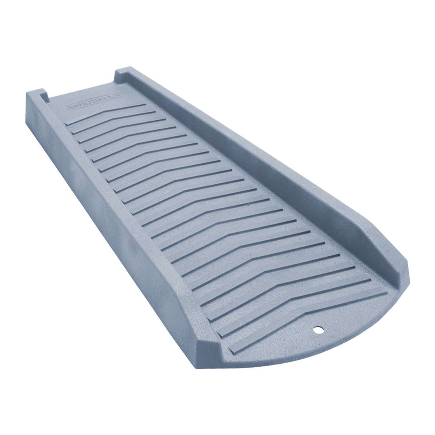 Amerimax 2 In H X 11 In W X 24 In L Slate Vinyl Splash Block Ace Hardware