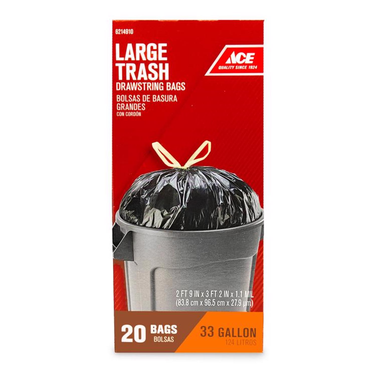 Trashrac 5 gal Trash Bags Handle Tie 72 pk 0.7 mil - Ace Hardware