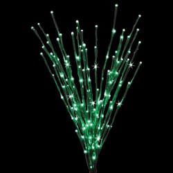 Celebrations Platinum LED Green Light Burst 32 in. Yard Decor