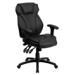 Flash Furniture Black Leather Office Chair