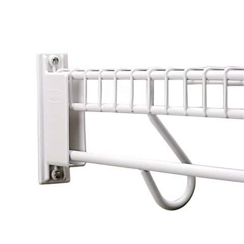 Energy Saving Radiator Shelf Brackets In White For Radiator Shelves Drill  Free