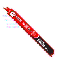 Diablo Amped 9 in. Metal Reciprocating Saw Blade 8 TPI 1 pk