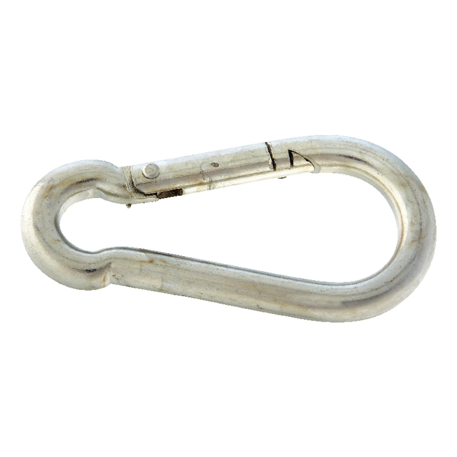 Campbell Zinc-Plated Steel Spring Snap 280 lb. cap. 4 in. L Campbell Zinc-Plated Steel Spring Snap 280 lb. cap. 4 in. L