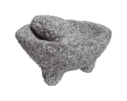 Bene Casa Gray Granite Mortar and Pestle